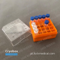 Cryobox de plástico para armazenamento criotube